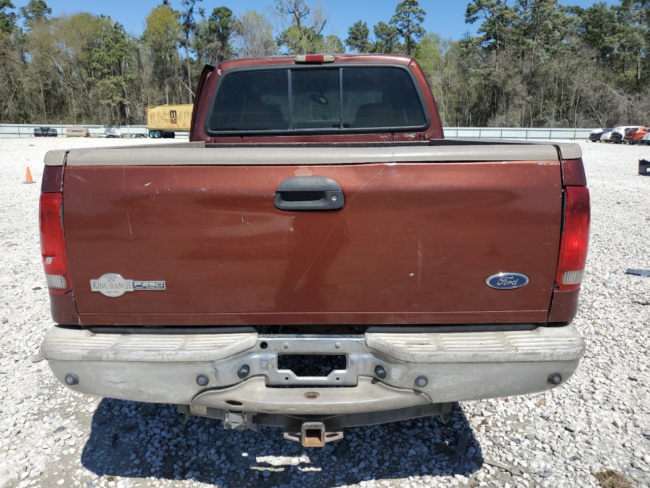 2006 Ford F250 VIN 1FTSW21P06EB76976 Copart auction photo, side / front end damage thumbnail 6