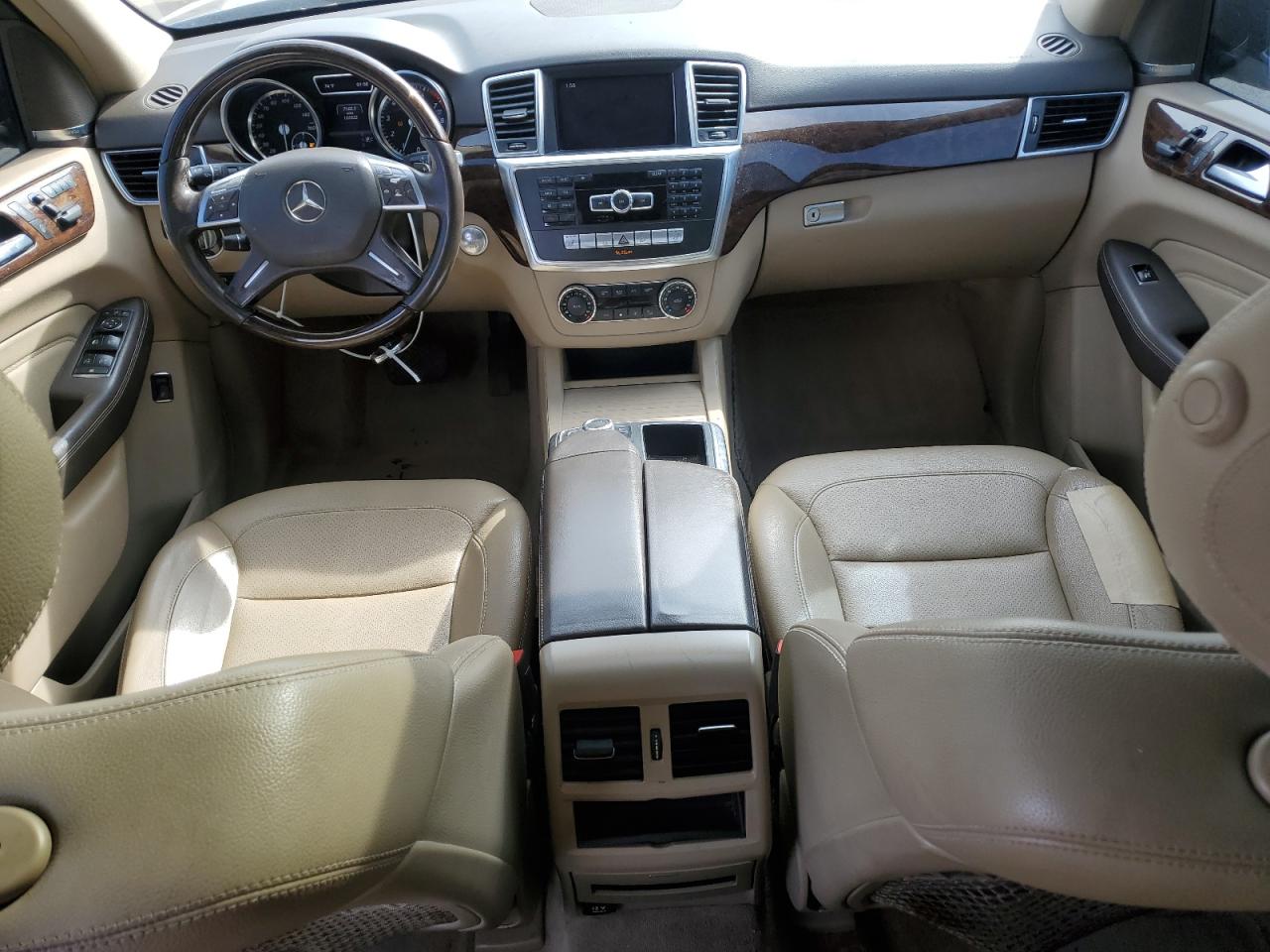 2013 Mercedes-Benz M-klasse VIN 4JGDA5HBXDA182710 Copart auction photo, front end / side damage thumbnail 8