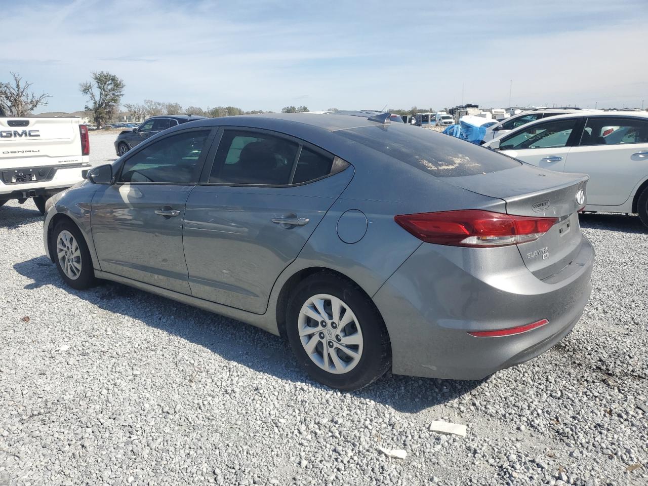 2017 Hyundai Elantra VIN KMHD74LF5HU313971 Copart auction photo, mechanical damage thumbnail 2