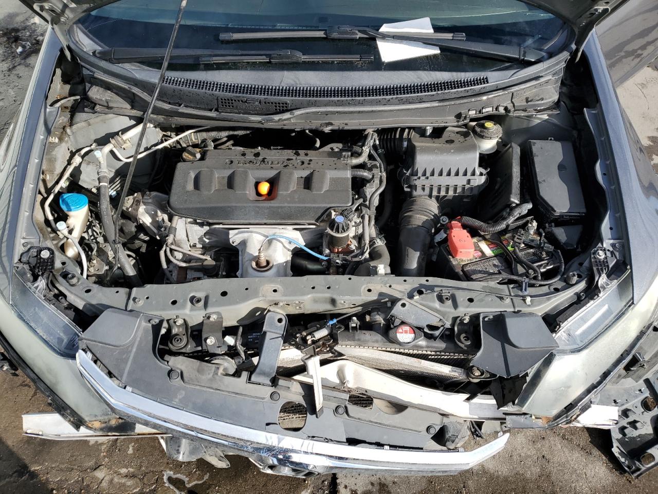 2012 Honda Civic VIN 2HGFB2F89CH317998 Copart auction photo, front end damage thumbnail 11