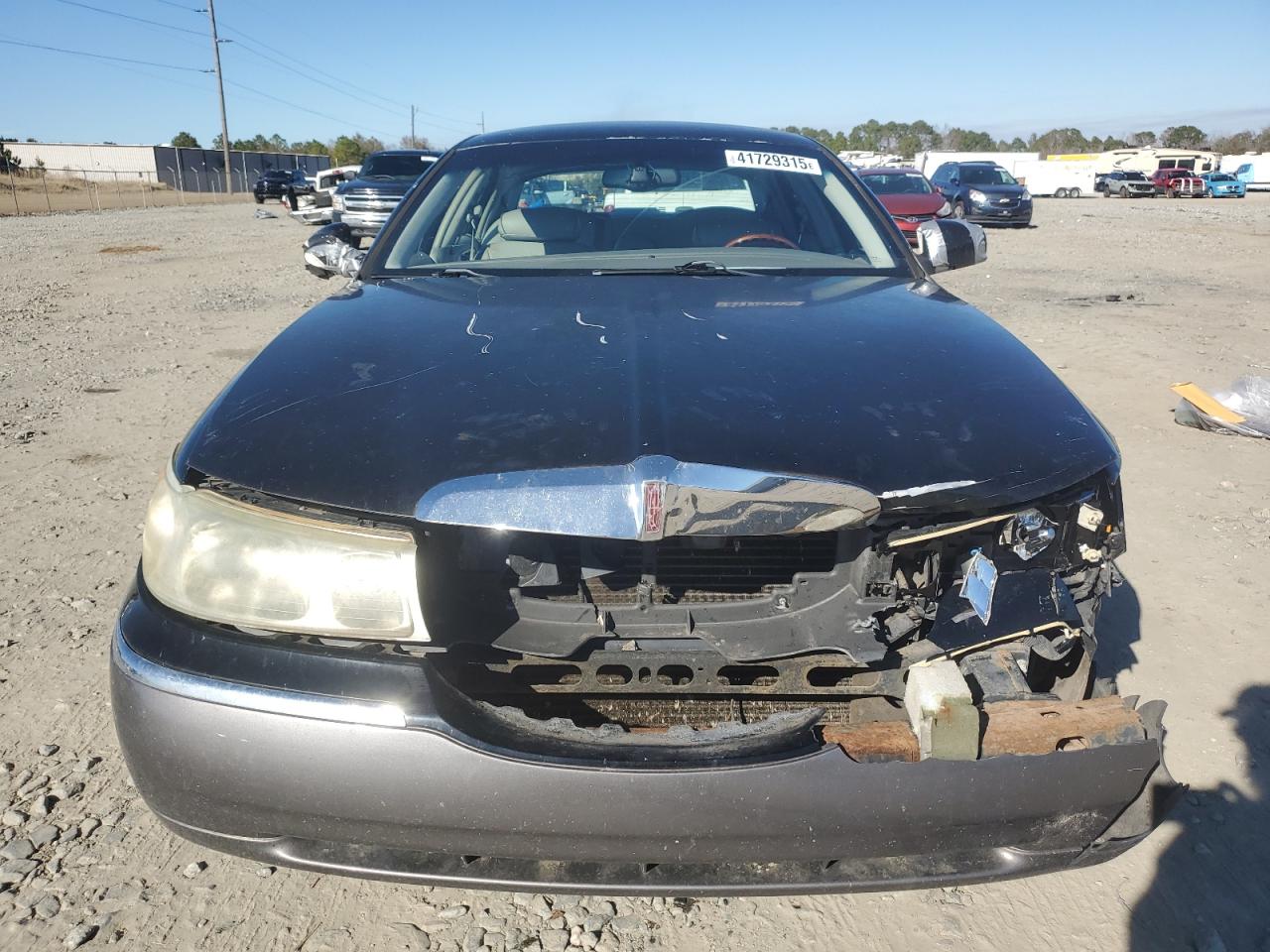 2002 Lincoln Town Car VIN 1LNHM82WX2Y666712 Copart auction photo, all over damage thumbnail 5