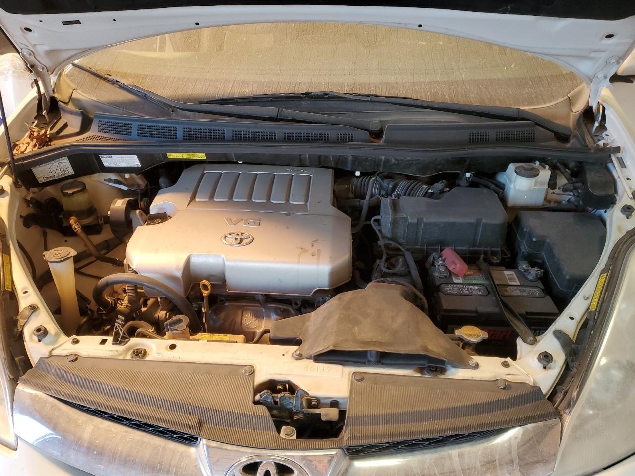 2009 Toyota Sienna VIN 5TDZK22C69S281073 Copart auction photo, rear end / hail damage thumbnail 12