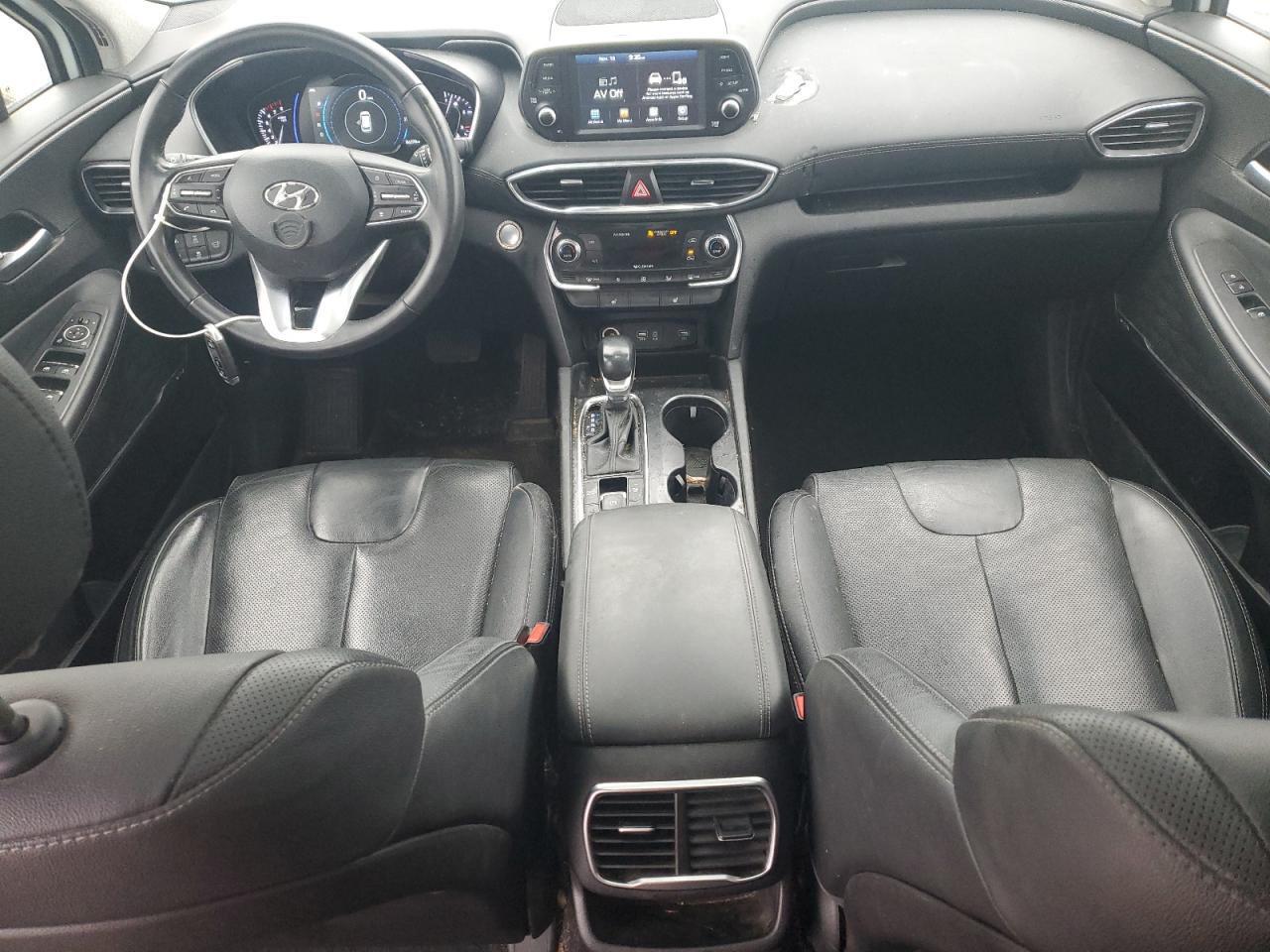2019 Hyundai Santa Fe VIN 5NMS5CAA7KH027217 Copart auction photo, rear end / side damage thumbnail 8