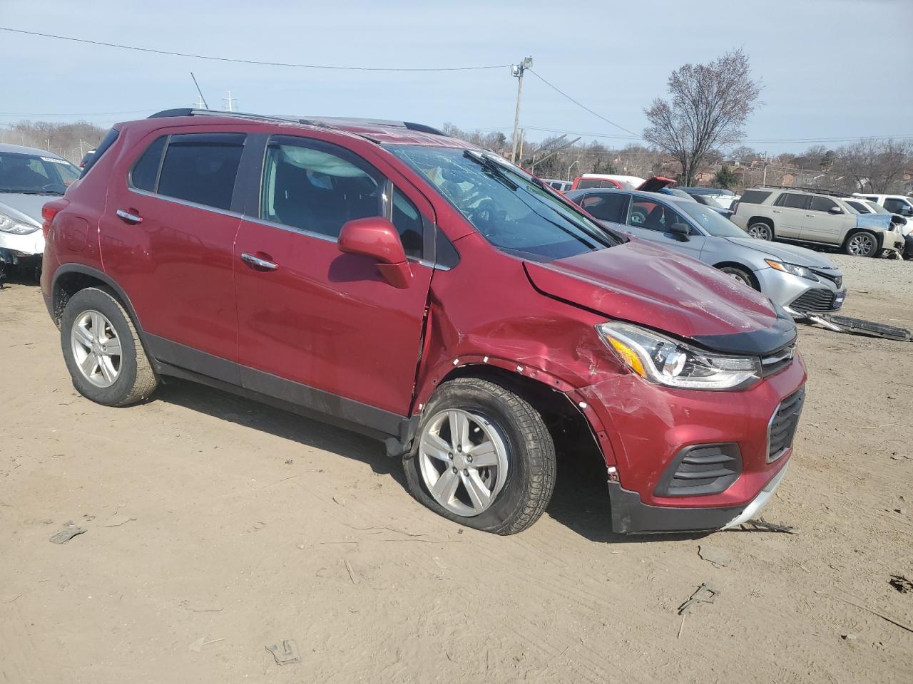 2018 Chevrolet Trax VIN 3GNCJPSB2JL329067 Copart auction photo, rollover / minor dent/scratches damage thumbnail 4