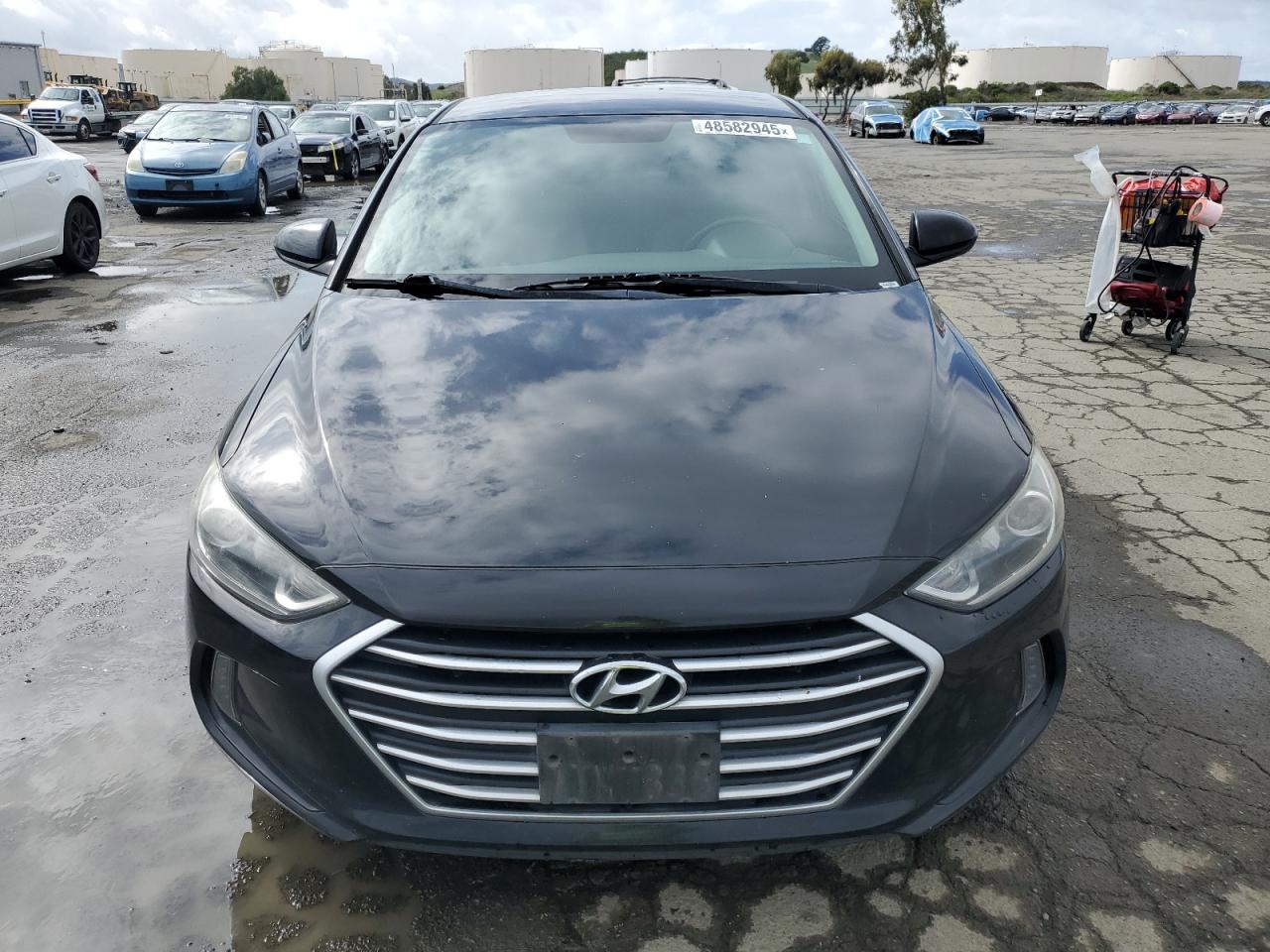 2017 Hyundai Elantra VIN 5NPD84LF6HH021211 Copart auction photo, rear end damage thumbnail 5