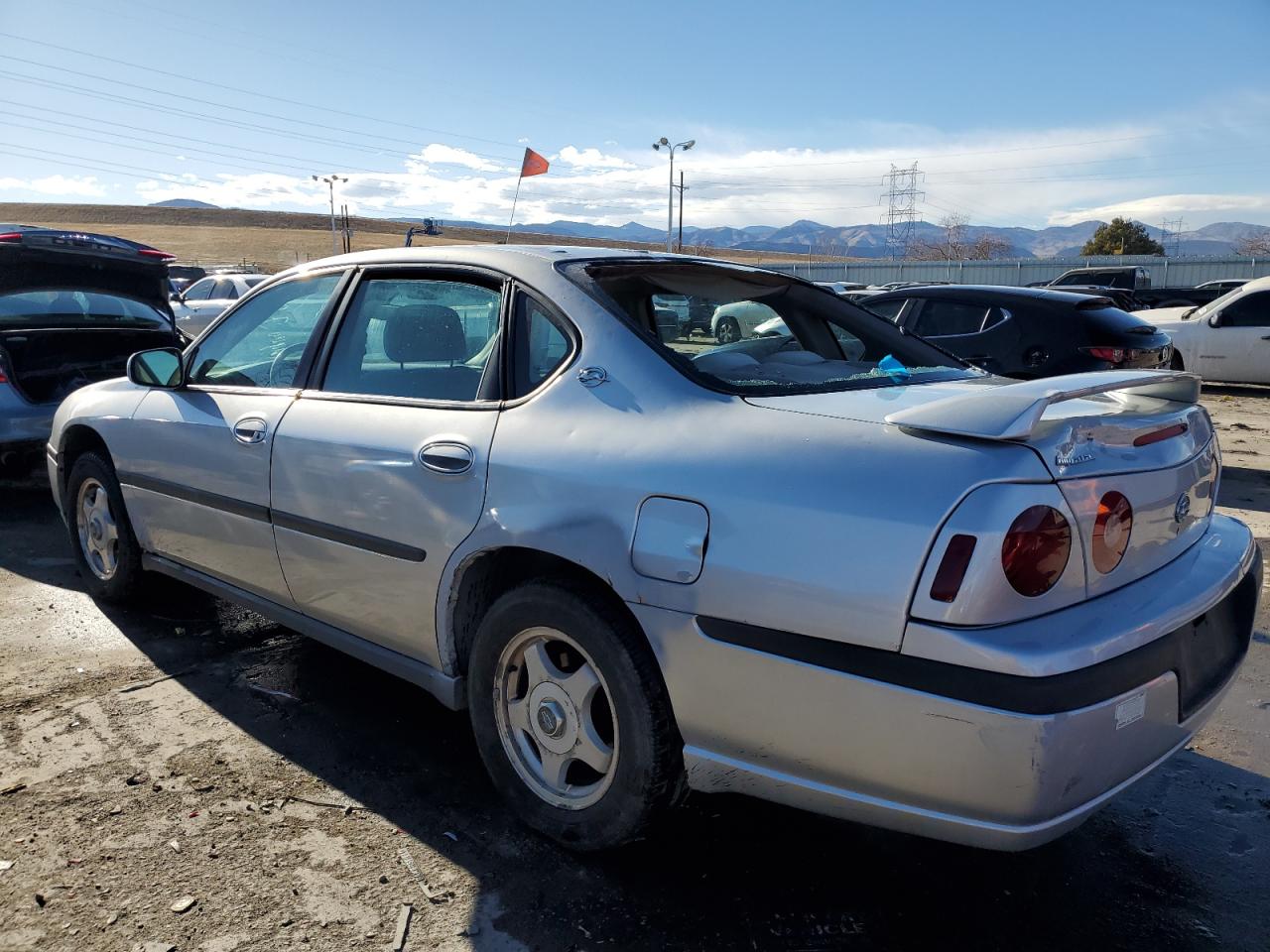 2004 Chevrolet Impala VIN 2G1WF52E549450648 Copart auction photo, front end / side damage thumbnail 2