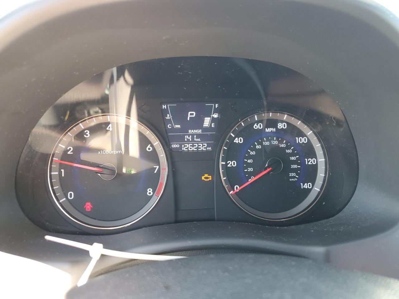 2014 Hyundai Accent VIN KMHCT5AE6EU153120 Copart auction photo, water/flood damage thumbnail 9
