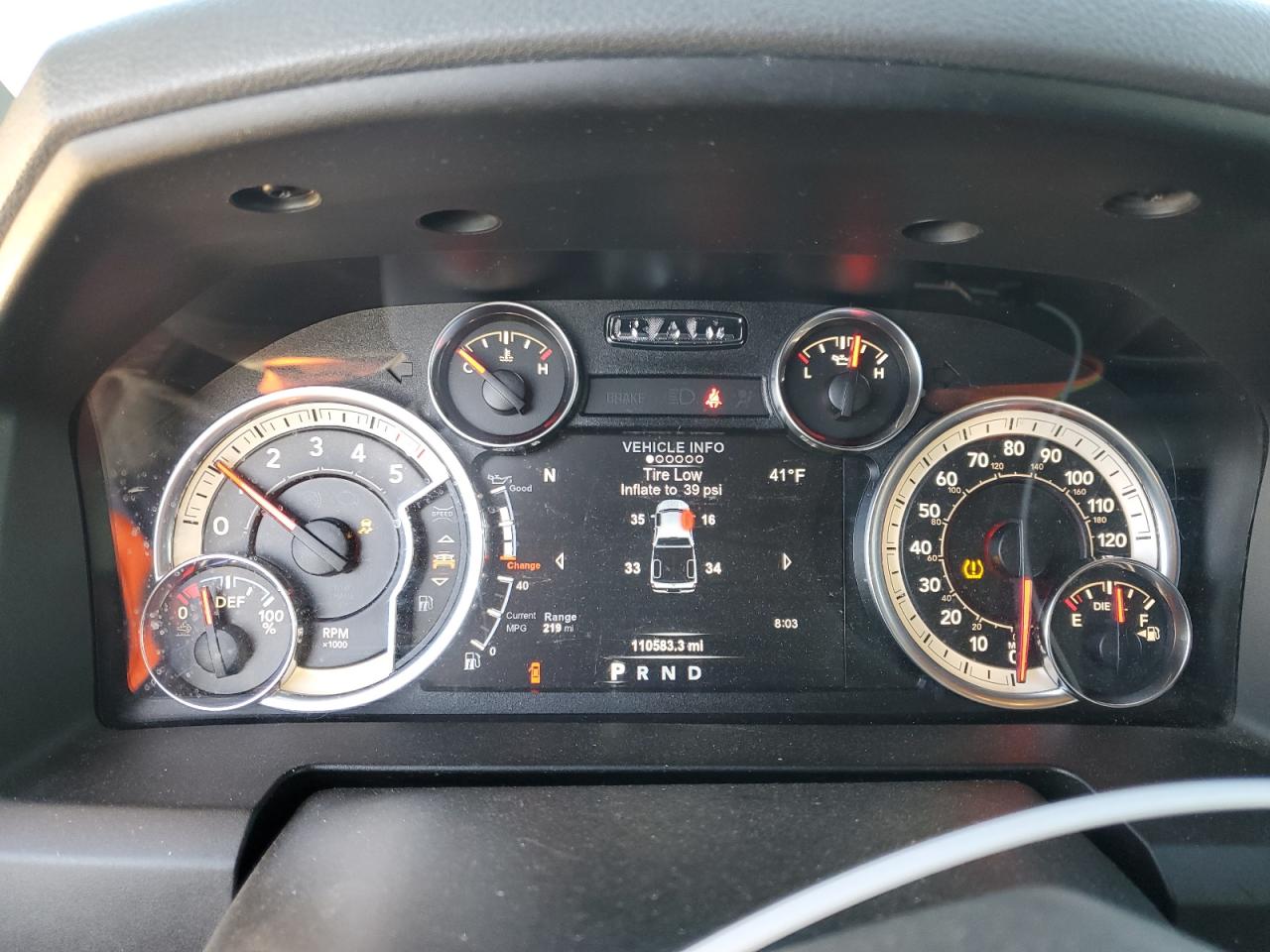 2017 RAM 1500 VIN 1C6RR7LM9HS881051 Copart auction photo, front end damage thumbnail 9