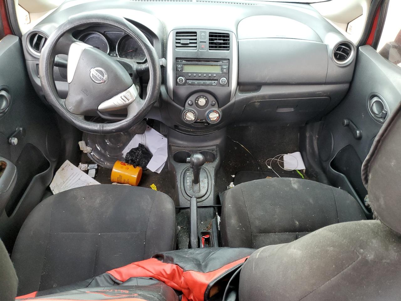 2014 Nissan Versa VIN 3N1CE2CP1EL388128 Copart auction photo, all over damage thumbnail 8