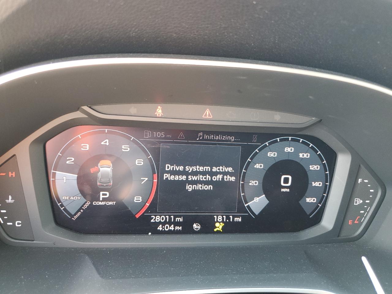 2020 Audi Q3 VIN WA1DECF38L1044231 Copart auction photo, front end / minor dent/scratches damage thumbnail 9
