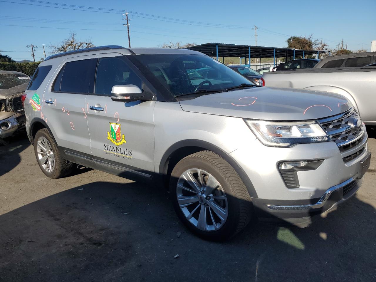 2019 Ford Explorer VIN 1FM5K8F83KGA11527 Copart auction photo, all over damage thumbnail 4