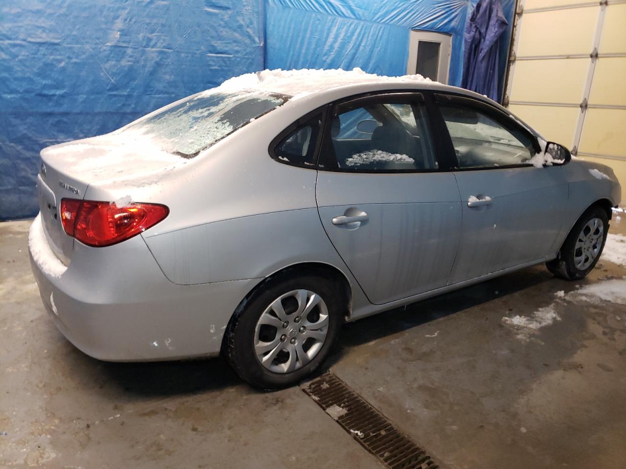 2009 Hyundai Elantra VIN KMHDU46D09U793308 Copart auction photo, front end / side damage thumbnail 3