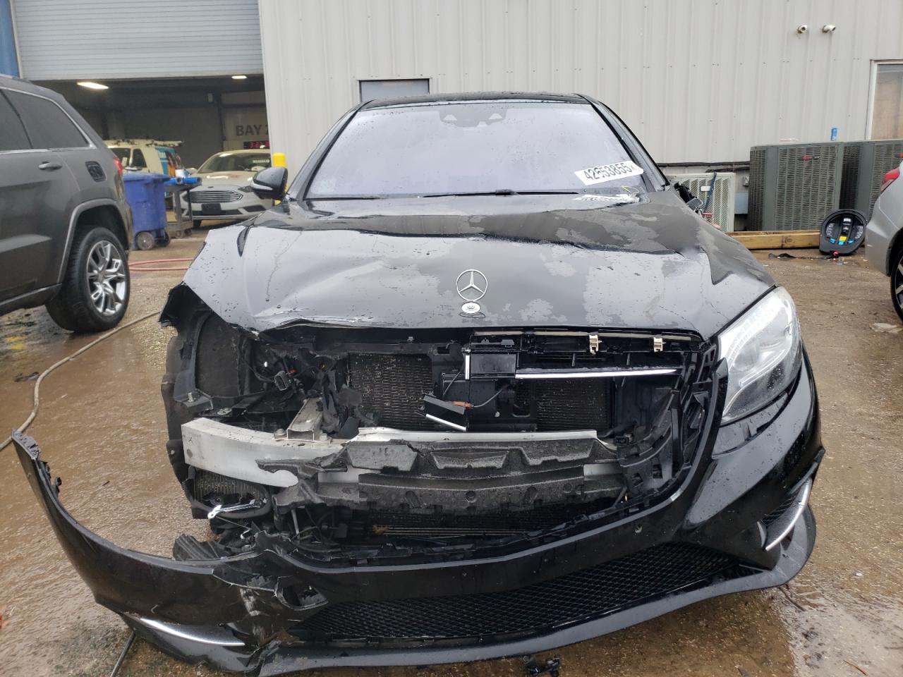 2015 Mercedes-Benz S-klasse VIN WDDUG8FB7FA139829 Copart auction photo, side / front end damage thumbnail 5
