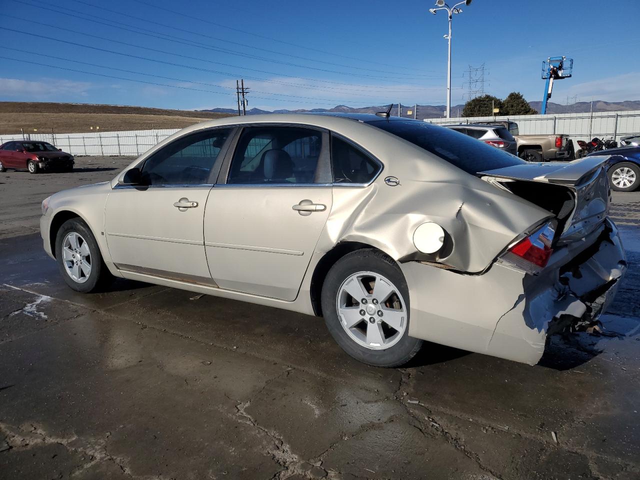2008 Chevrolet Impala VIN 2G1WT58KX81365489 Copart auction photo, rear end / front end damage thumbnail 2