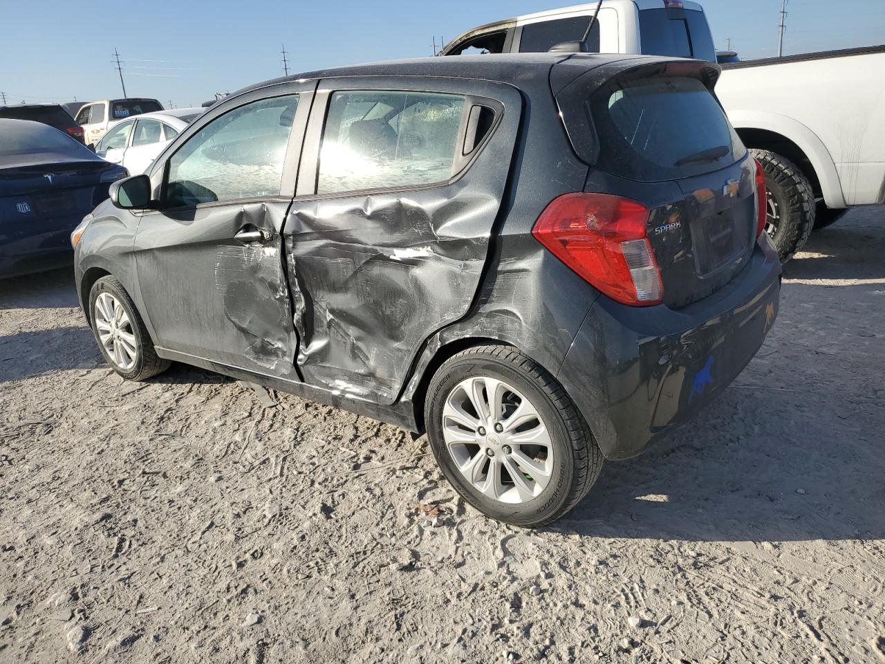 2018 Chevrolet Spark VIN KL8CD6SA8JC455472 Copart auction photo, side damage thumbnail 2