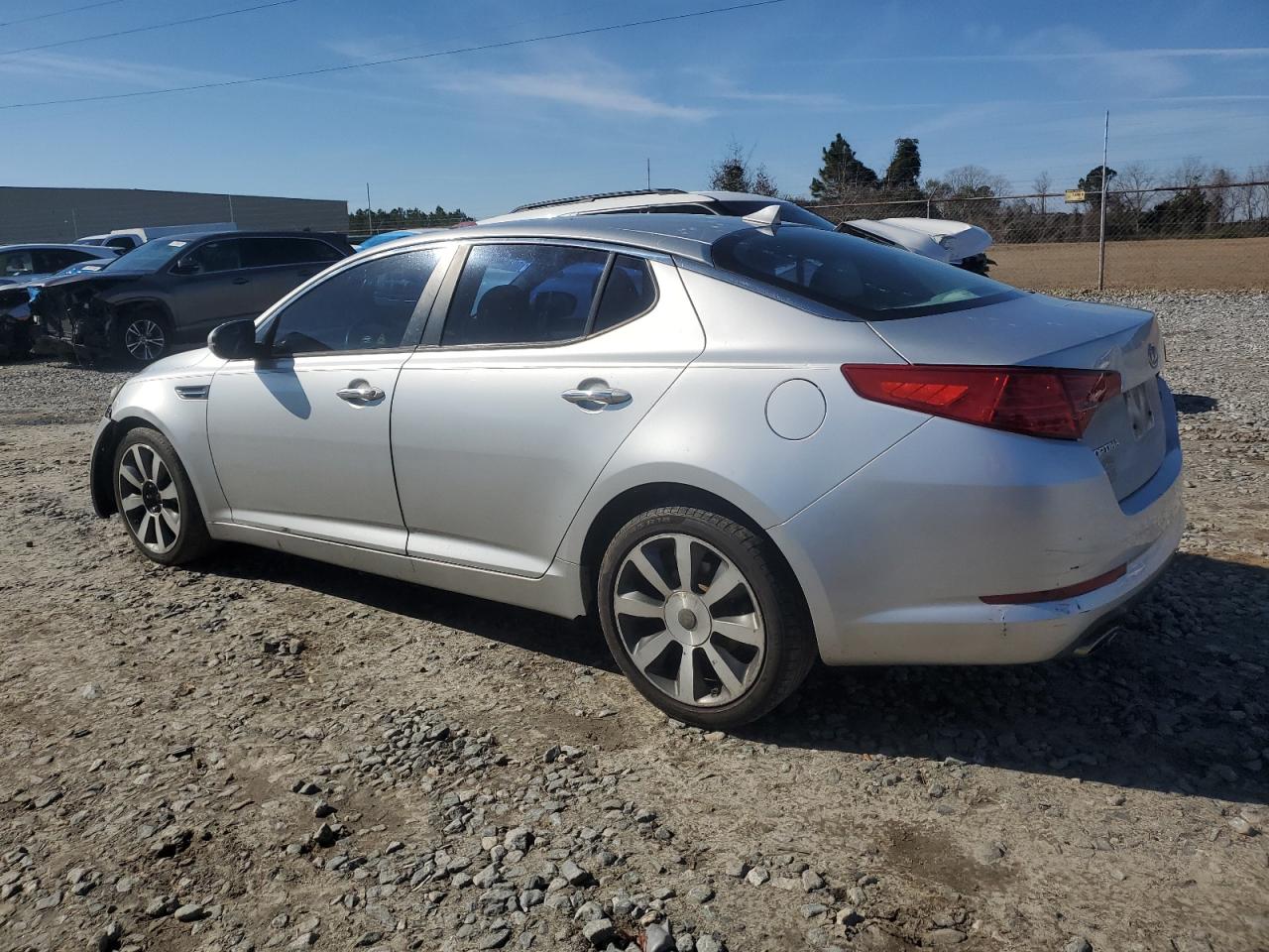 2013 KIA Optima VIN KNAGM4A74D5305321 Copart auction photo, vandalism / front end damage thumbnail 2