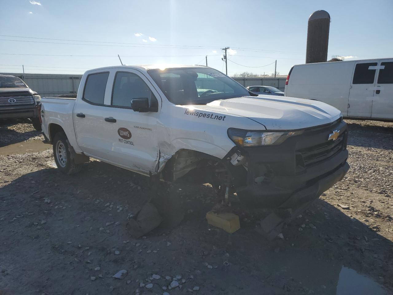 2023 Chevrolet Colorado VIN 1GCPSBEK1P1253069 Copart auction photo, front end damage thumbnail 4