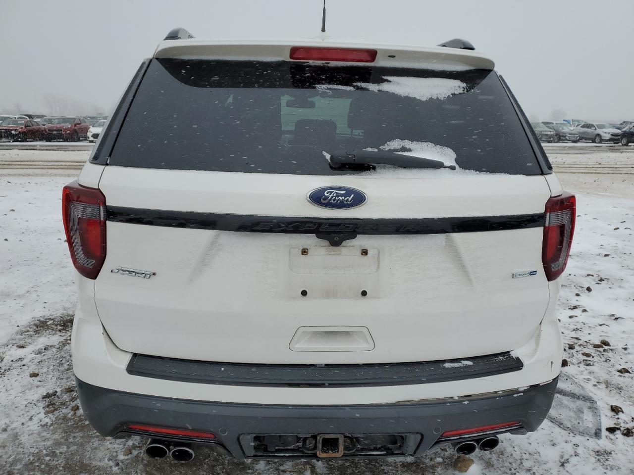 2018 Ford Explorer VIN 1FM5K8GT2JGB40389 Copart auction photo, front end / side damage thumbnail 6