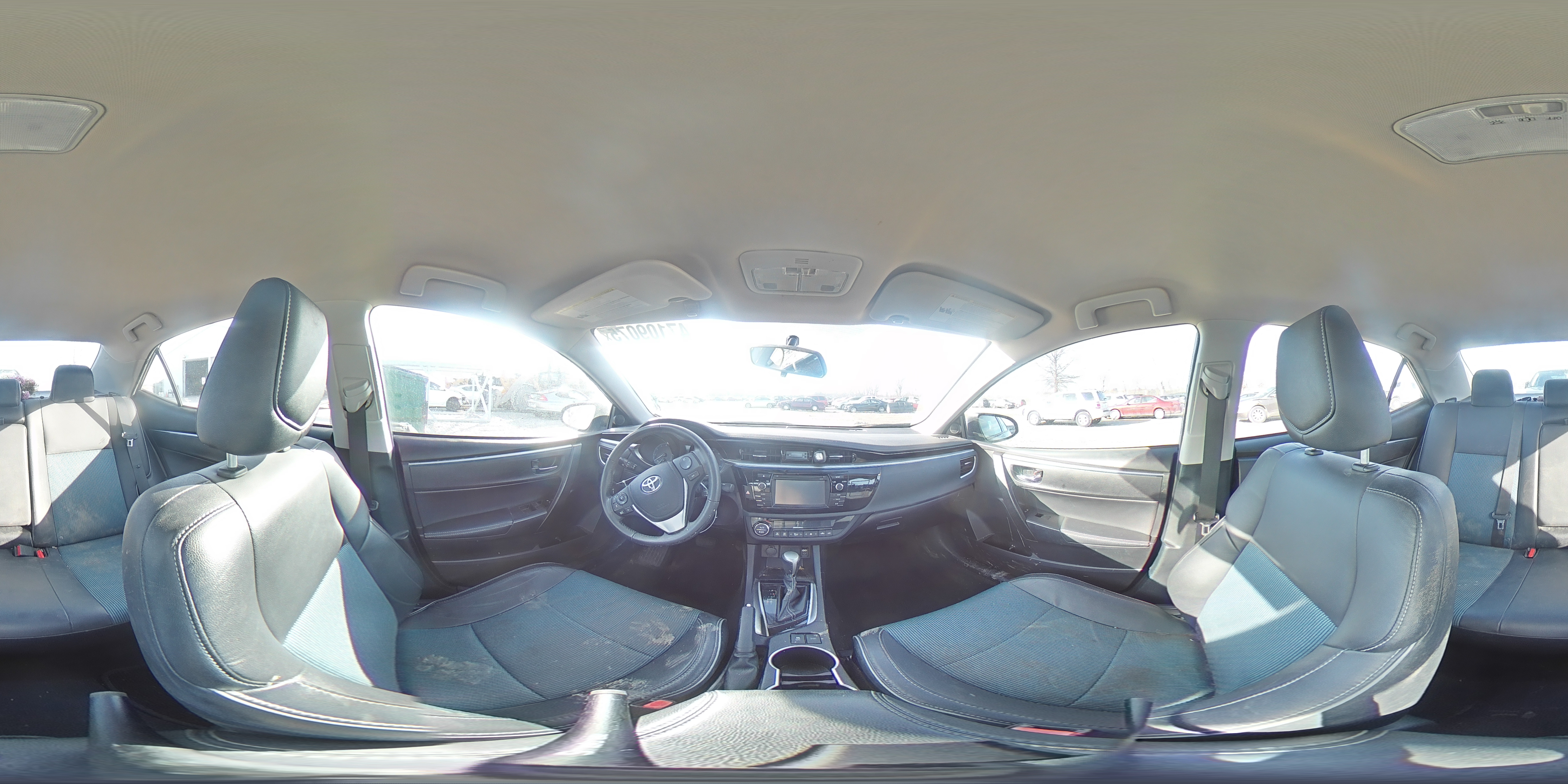 2015 Toyota Corolla VIN 2T1BURHEXFC291980 Copart auction photo, front end / side damage thumbnail 13