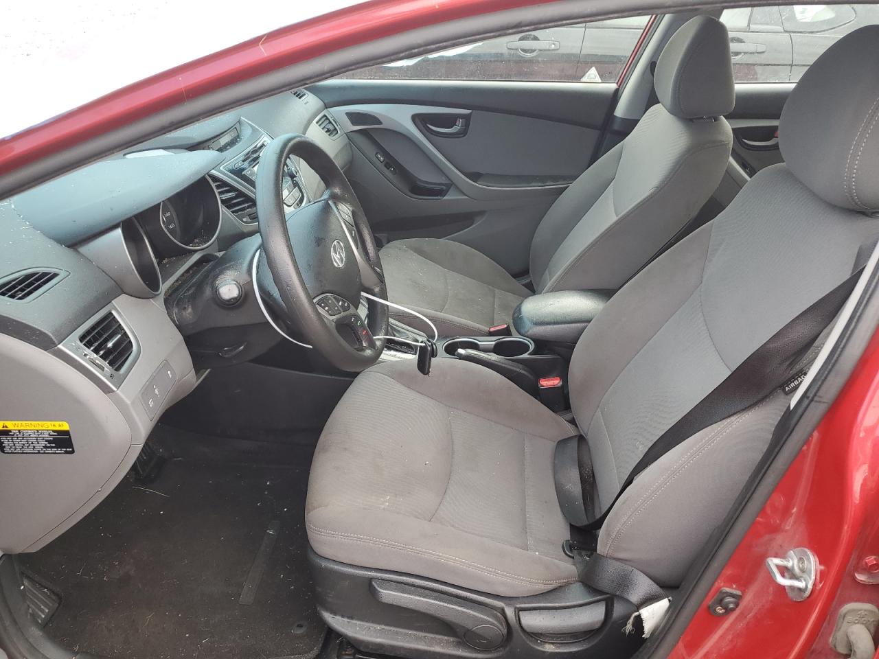 2015 Hyundai Elantra VIN KMHDH4AE1FU281167 Copart auction photo, all over damage thumbnail 7