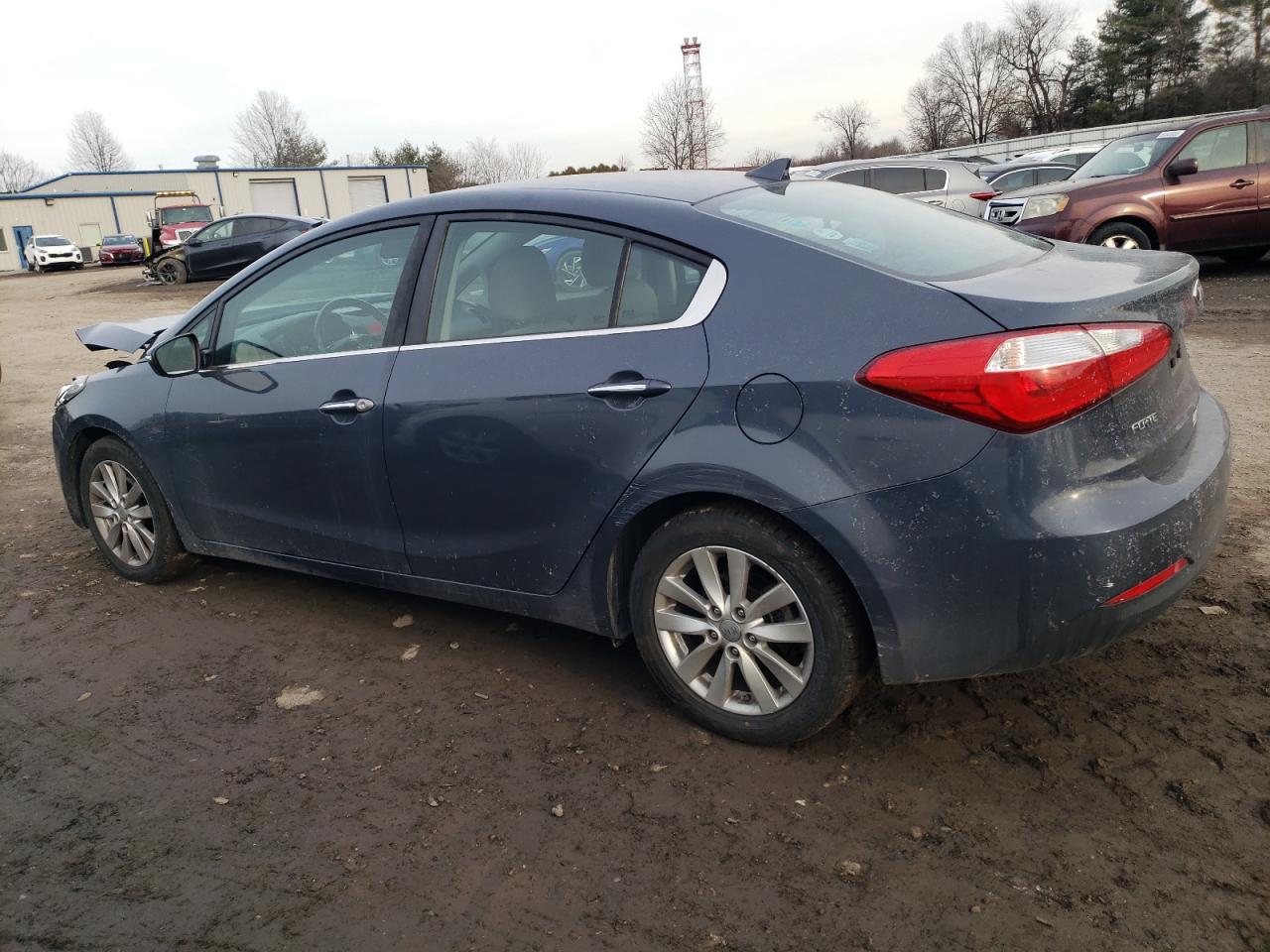 2014 KIA Forte VIN KNAFX4A86E5047400 Copart auction photo, front end damage thumbnail 2