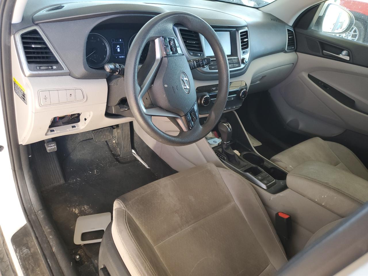 2018 Hyundai Tucson VIN KM8J33A49JU606370 Copart auction photo, front end / side damage thumbnail 8