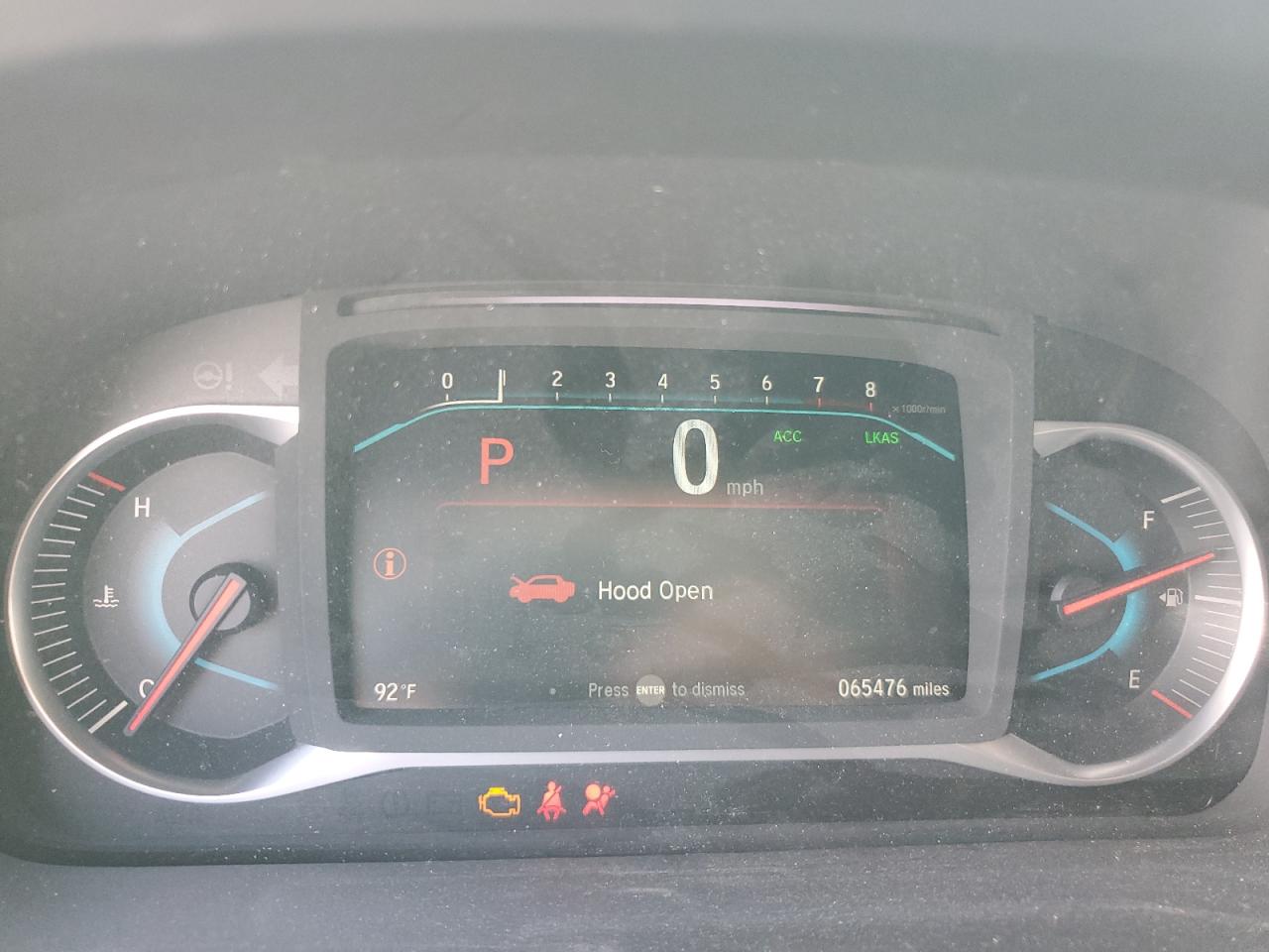 2019 Honda Pilot VIN 5FNYF5H91KB030811 Copart auction photo, front end / side damage thumbnail 9