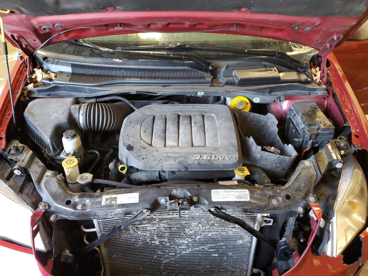 2015 Dodge Caravan VIN 2C4RDGCG2FR749667 Copart auction photo, front end damage thumbnail 12