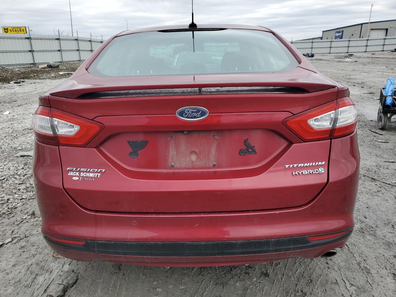 2013 Ford Fusion VIN 3FA6P0RU3DR323997 Copart auction photo, hail damage thumbnail 6