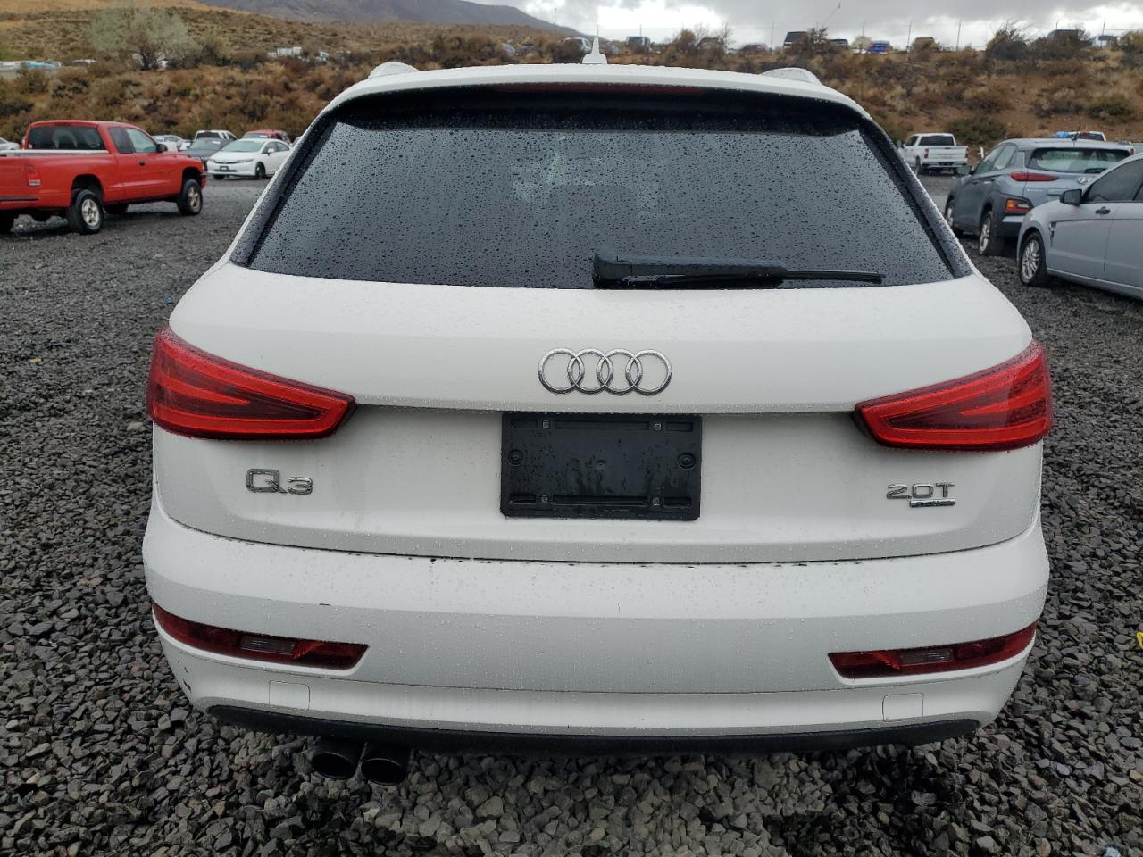 2015 Audi Q3 VIN WA1EFCFS9FR012337 Copart auction photo, side damage thumbnail 6