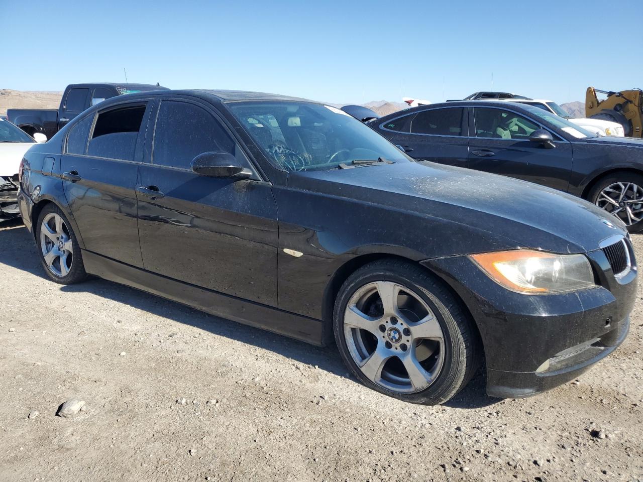 2007 BMW 3er VIN WBAVC53537FZ77364 Copart auction photo, all over damage thumbnail 4