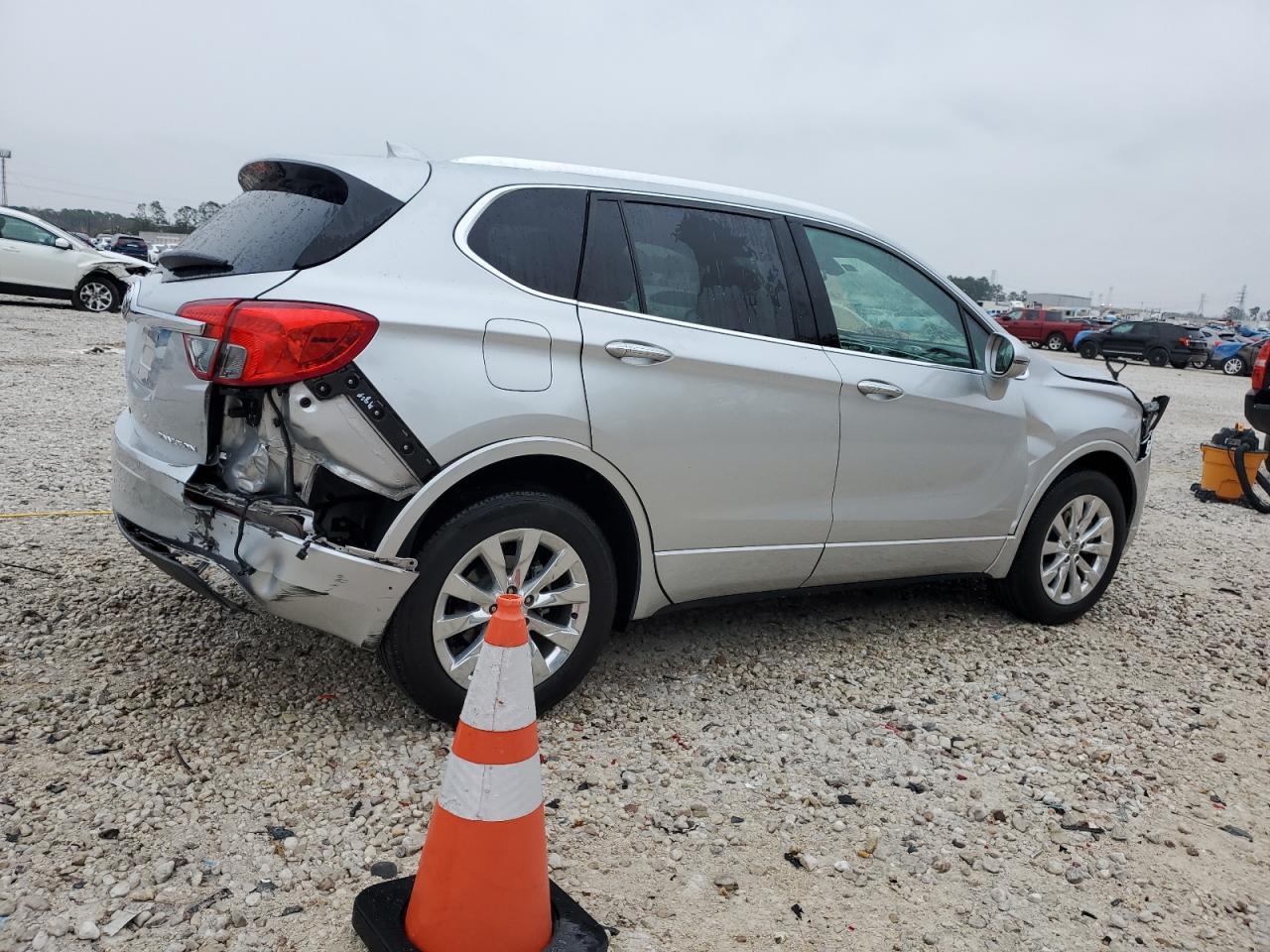 2017 Buick Envision VIN LRBFXBSA3HD038526 Copart auction photo, front end / side damage thumbnail 3