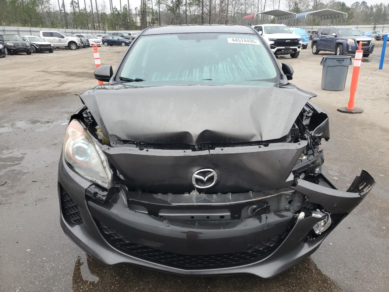 2012 Mazda 3 VIN JM1BL1V78C1679820 Copart auction photo, front end damage thumbnail 5