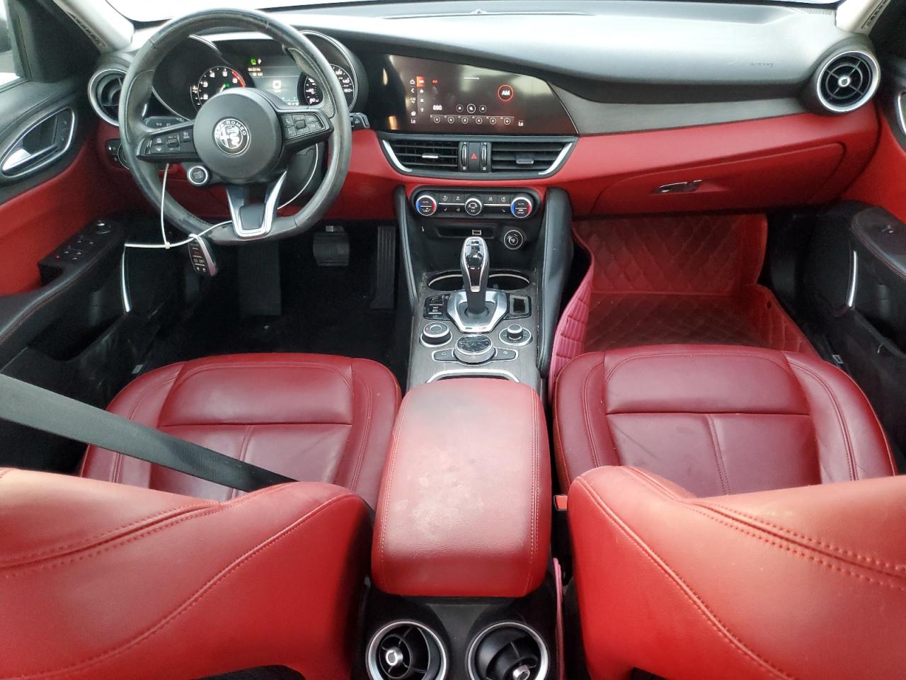 2021 Alfa Romeo Giulia VIN ZARFAMBN4M7650007 Copart auction photo, front end damage thumbnail 8