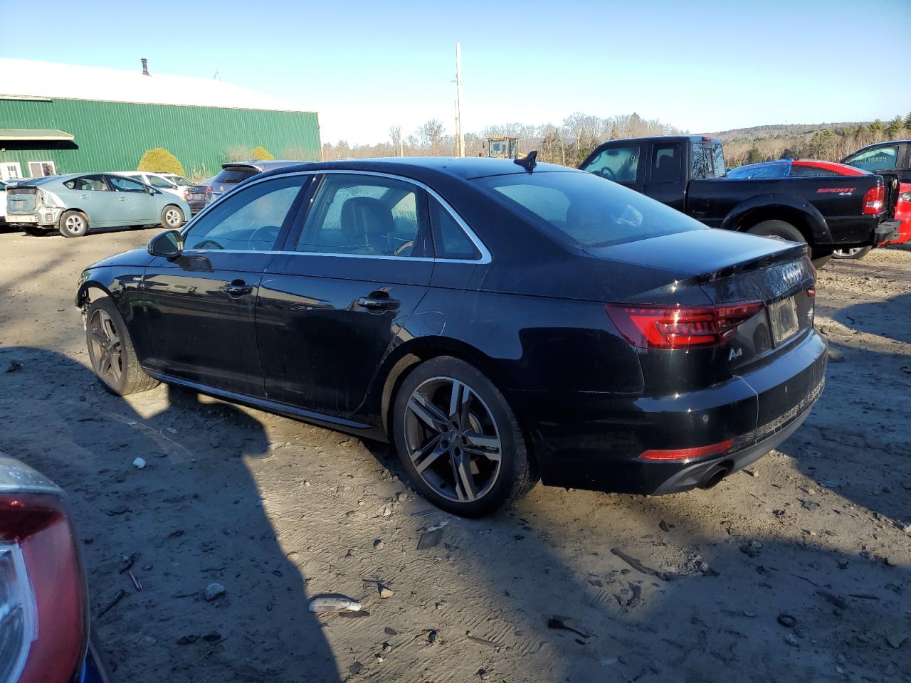 2018 Audi A4 VIN WAUFNAF42JA030492 Copart auction photo, front end / minor dent/scratches damage thumbnail 2