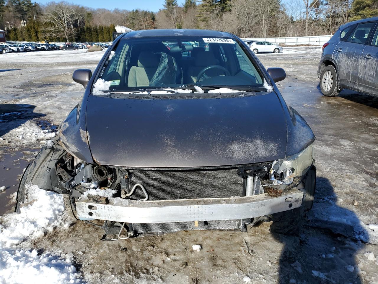 2010 Honda Civic VIN 2HGFA1F52AH557975 Copart auction photo, front end / rear end damage thumbnail 5