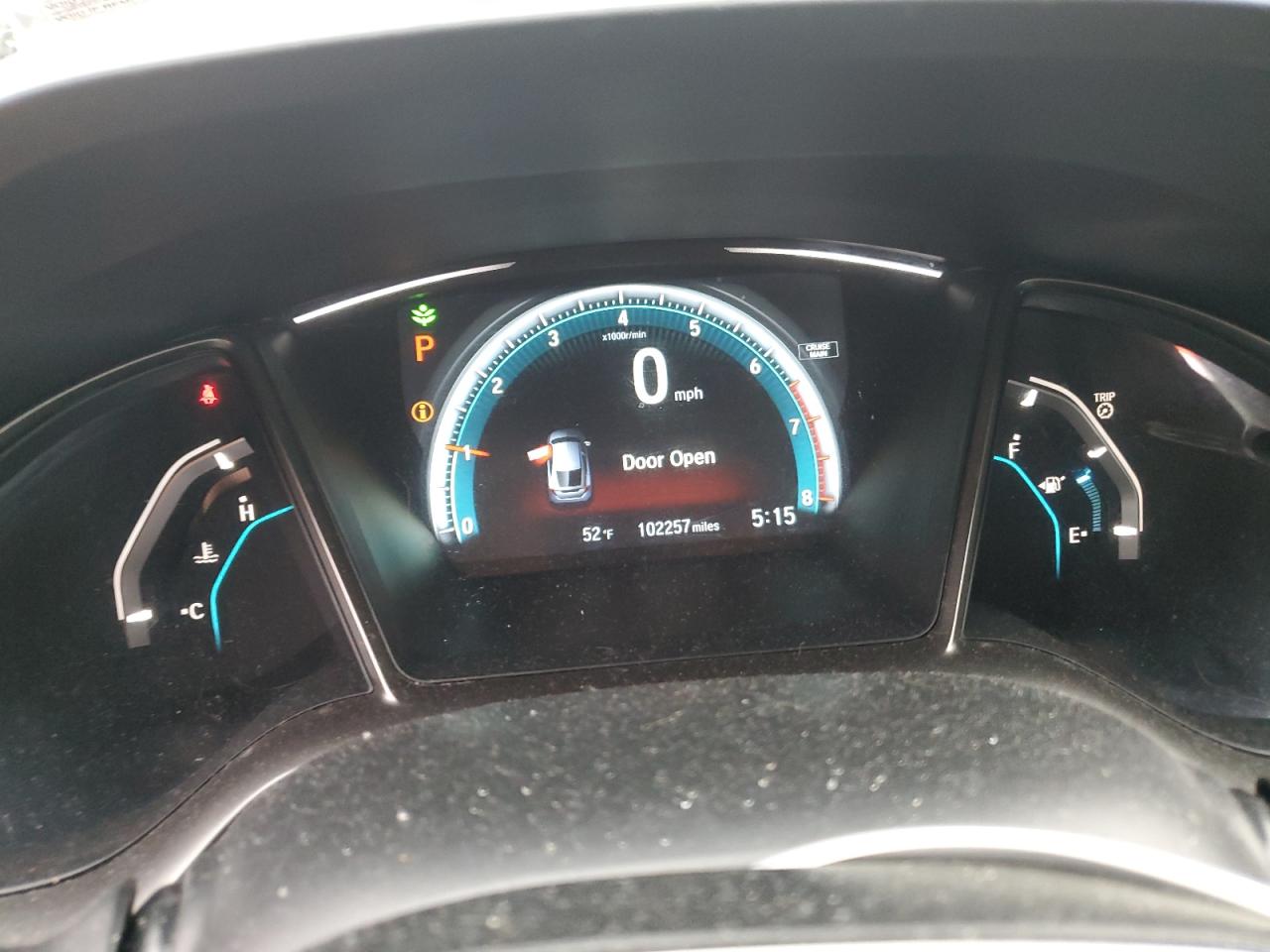 2017 Honda Civic VIN SHHFK7H53HU212951 Copart auction photo, side damage thumbnail 9