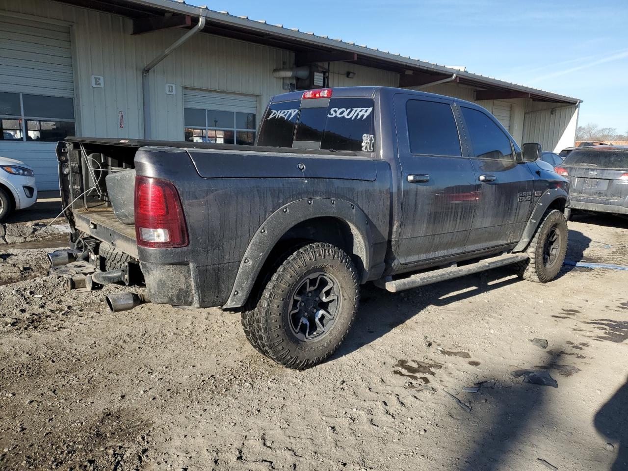 2015 RAM 1500 VIN 1C6RR7YT7FS749595 Copart auction photo, rear end damage thumbnail 3