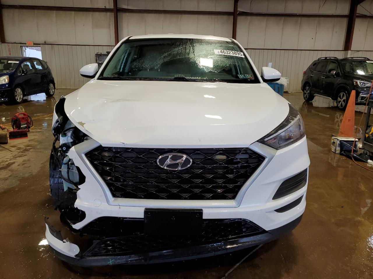 2019 Hyundai Tucson VIN KM8J2CA47KU980934 Copart auction photo, front end / side damage thumbnail 5