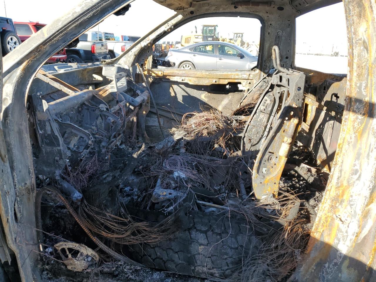 2016 RAM 1500 VIN 3C6JR7DM8GG169521 Copart auction photo, burn damage thumbnail 7