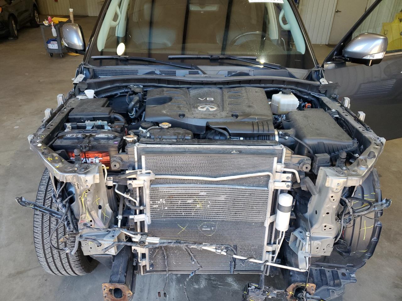 2021 Infiniti QX80 VIN JN8AZ2AE5M9269164 Copart auction photo, rejected repair / minor dent/scratches damage thumbnail 13