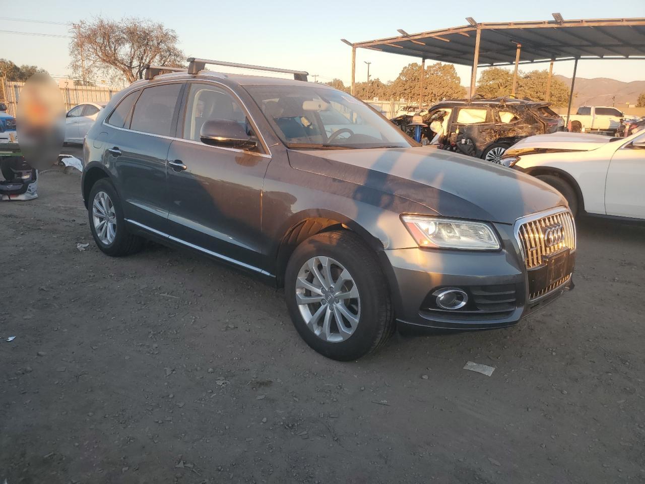 2016 Audi Q5 VIN WA1C2AFP2GA056635 Copart auction photo, side damage thumbnail 4