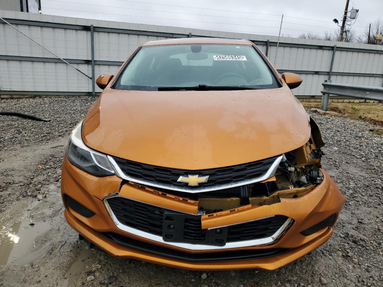 2017 Chevrolet Cruze VIN 3G1BE6SM7HS582608 Copart auction photo, front end damage thumbnail 5
