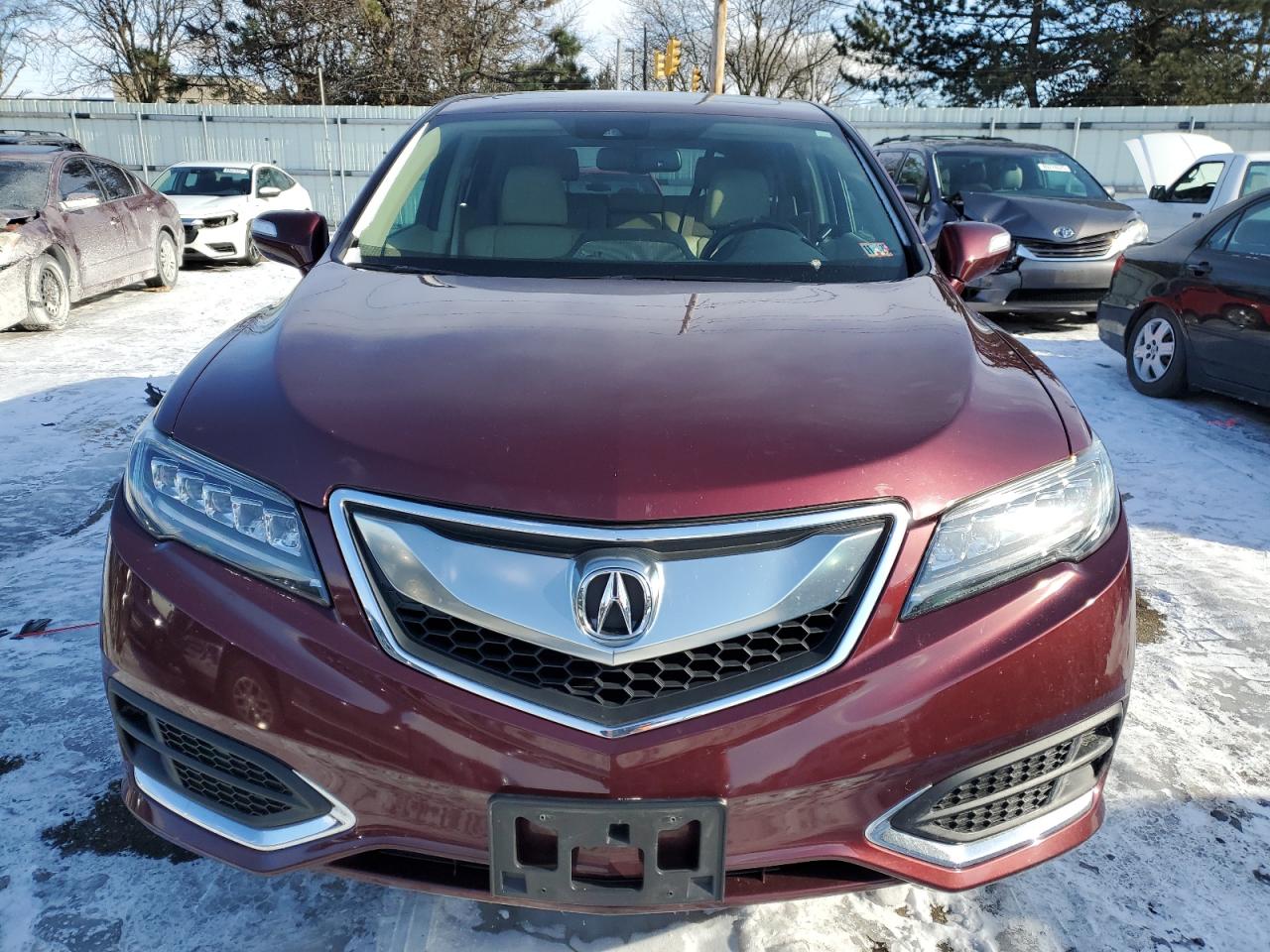 2016 Acura RDX VIN 5J8TB4H51GL002171 Copart auction photo, rear end damage thumbnail 5