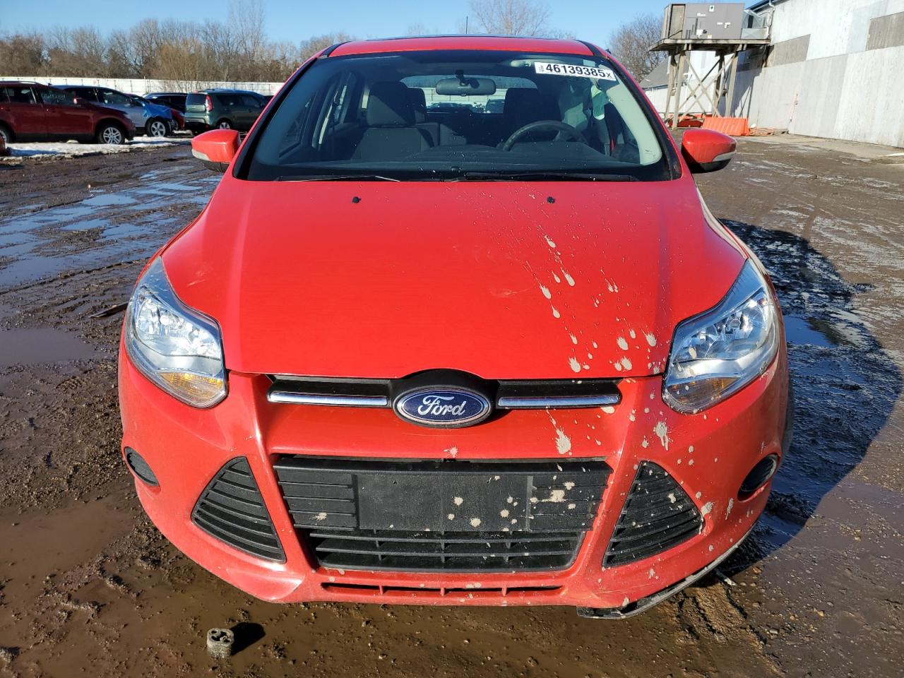 2014 Ford Focus VIN 1FADP3K29EL166462 Copart auction photo, side / rear end damage thumbnail 5
