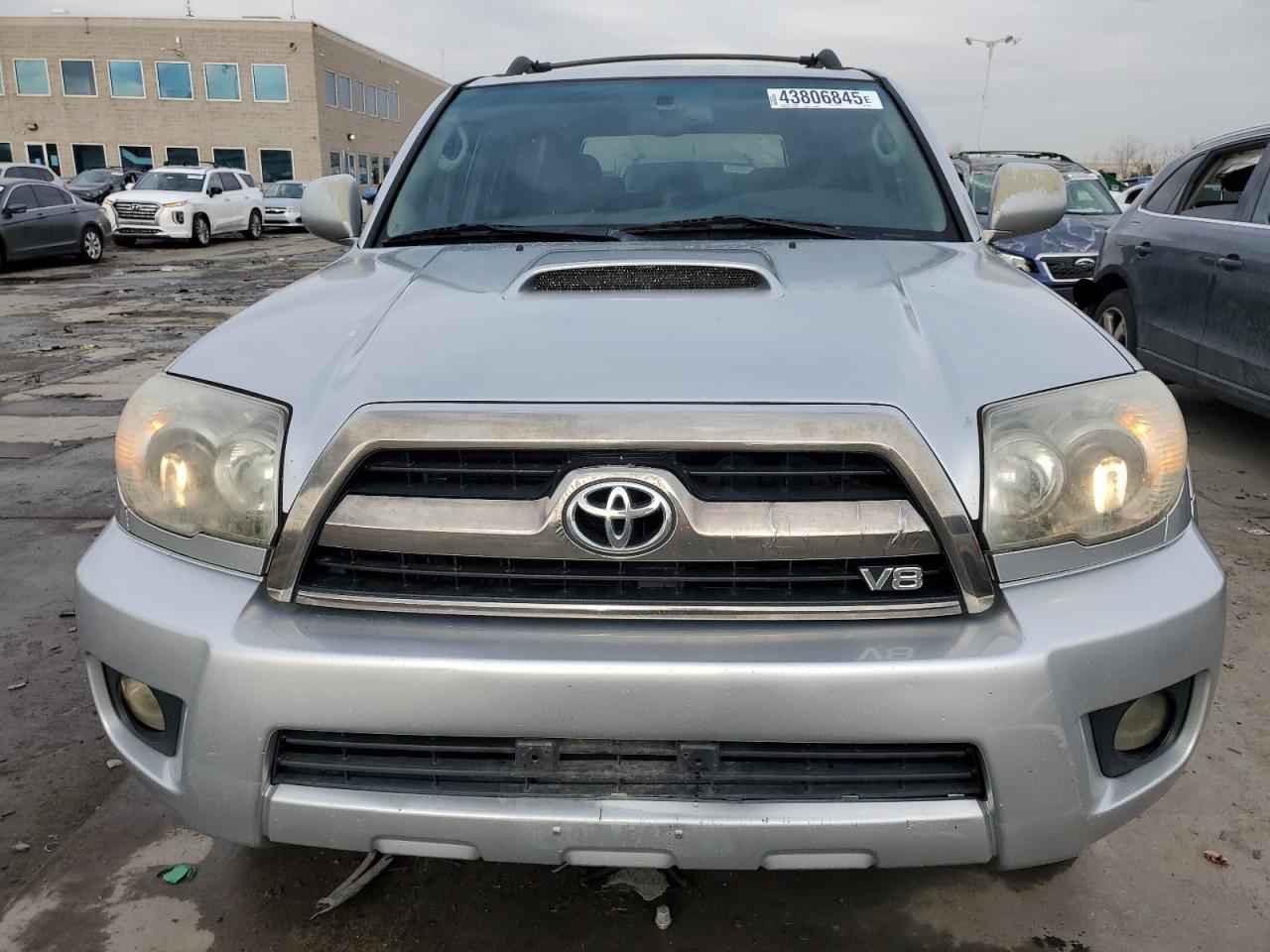 2006 Toyota 4Runner VIN JTEBT14R268030332 Copart auction photo, side / front end damage thumbnail 5