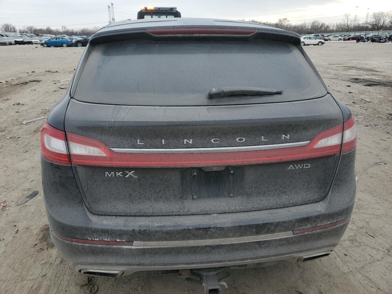 2016 Lincoln MKX VIN 2LMPJ8KR9GBL26281 Copart auction photo, front end / side damage thumbnail 6