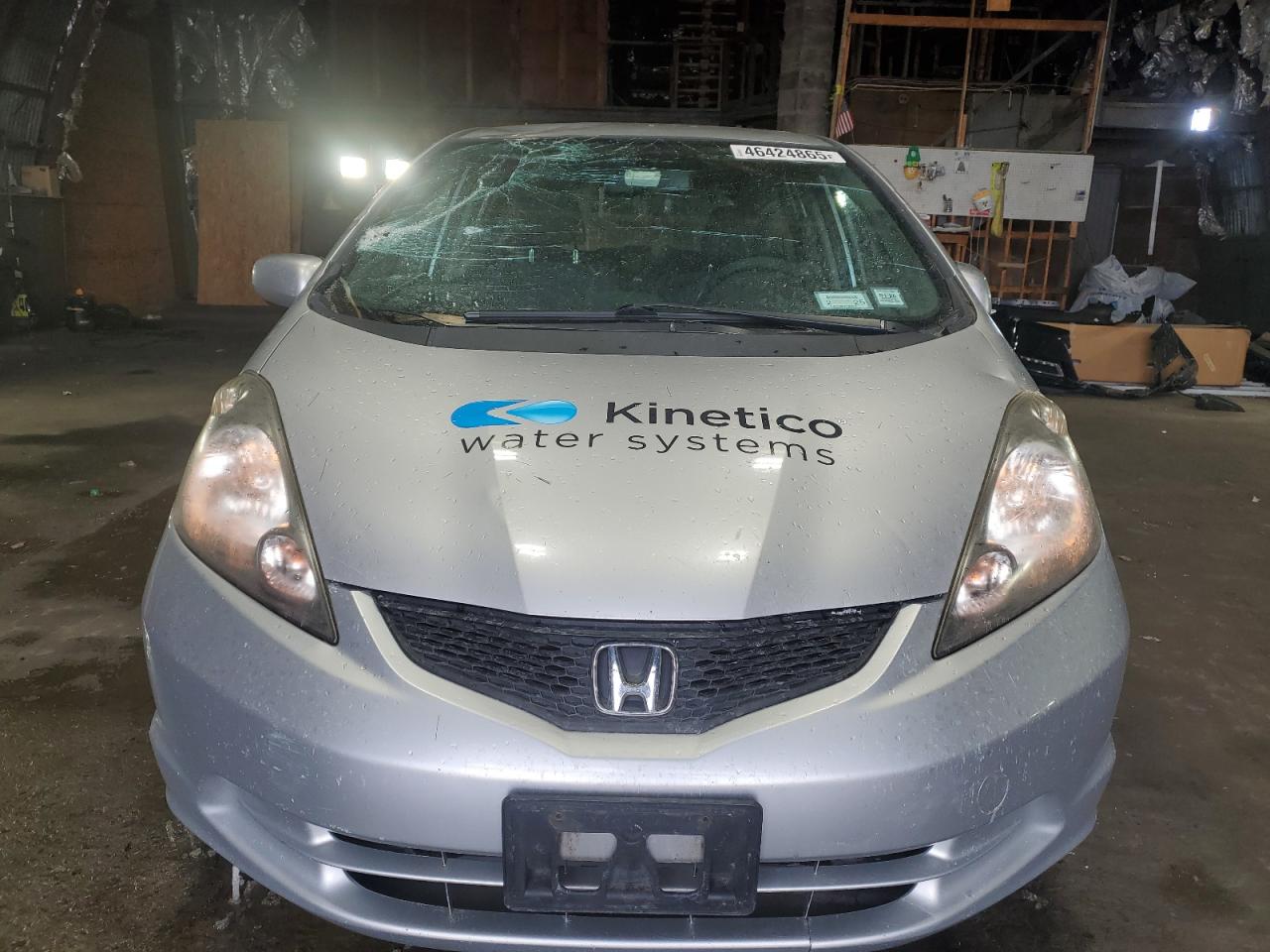 2013 Honda Fit VIN JHMGE8H37DC024036 Copart auction photo, top/roof / side damage thumbnail 5