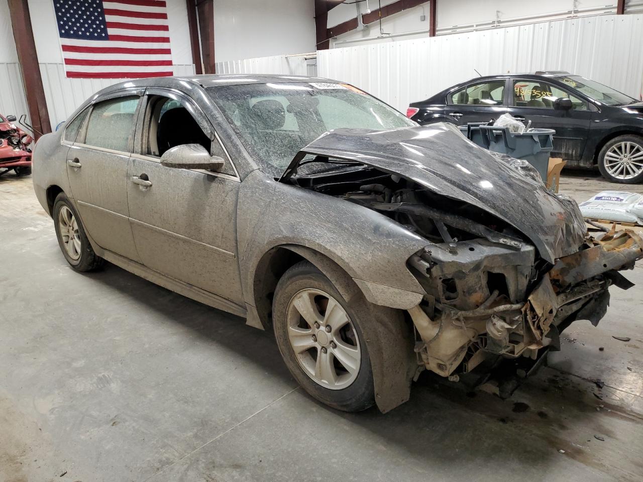 2013 Chevrolet Impala VIN 2G1WF5E3XD1266556 Copart auction photo, all over damage thumbnail 4