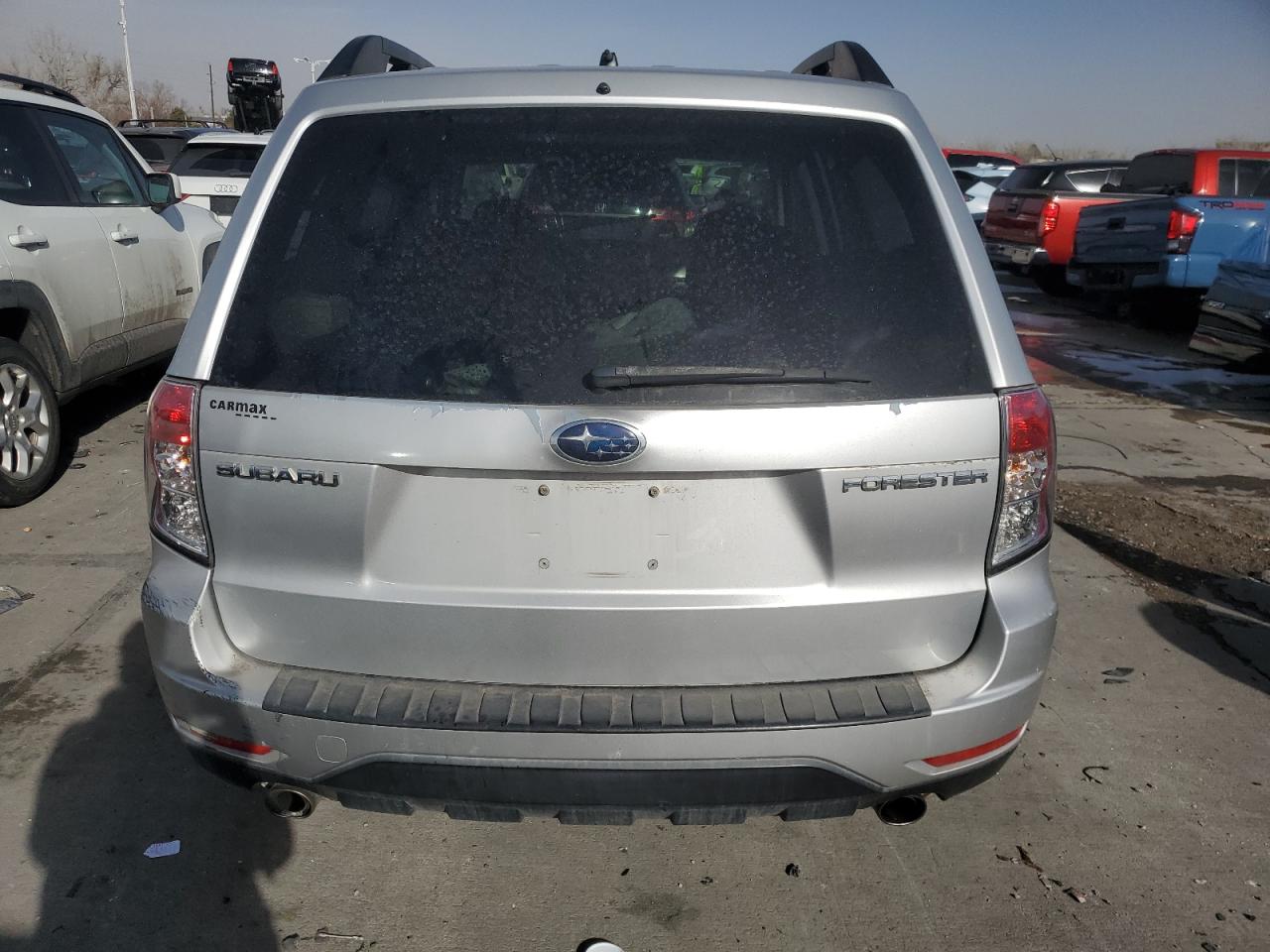 2009 Subaru Forester VIN JF2SH63629H764565 Copart auction photo, rear end / hail damage thumbnail 6